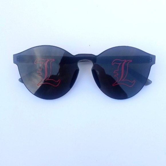 PINK Victoria Secret's Mono Block Rimless Cateye Sunglasses - Picture 3 of 3